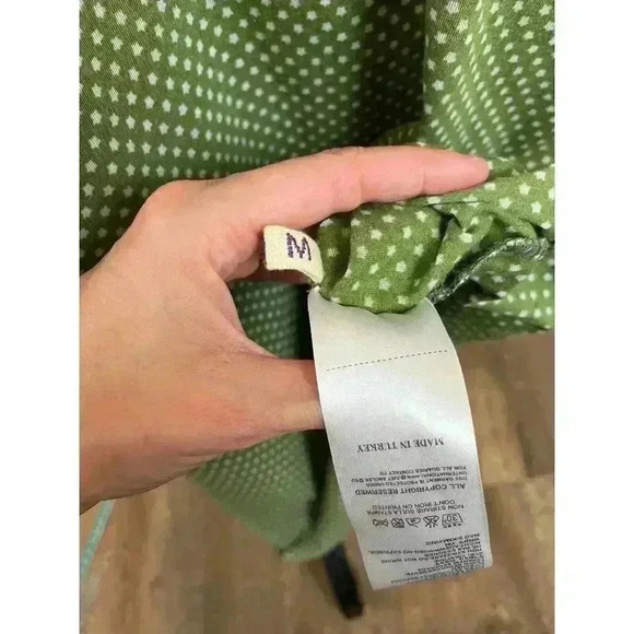 Angels Never Die Maxi Cinched Dress With Tie Retro Goth Boho Peasant MSRP $195 - Picture 15 of 16